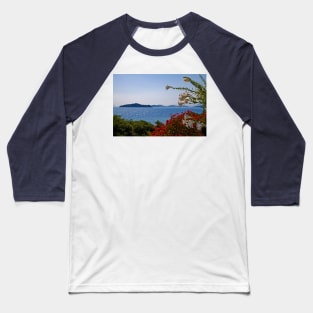 Greece. Islands in Flowers. Baseball T-Shirt